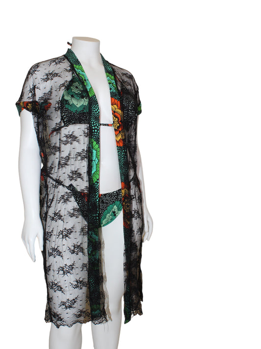 Citrus Oasis female 2 piece set swimsuit & cover up