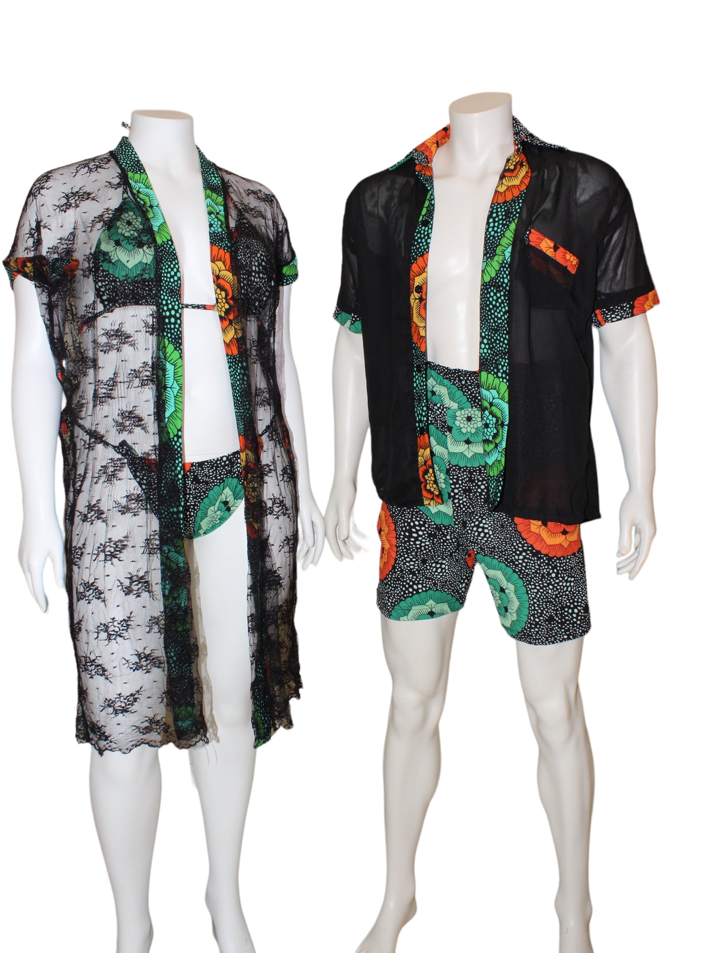 Citrus Oasis female 2 piece set swimsuit & cover up