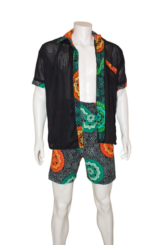 Citrus Oasis male 2 piece set swimsuit