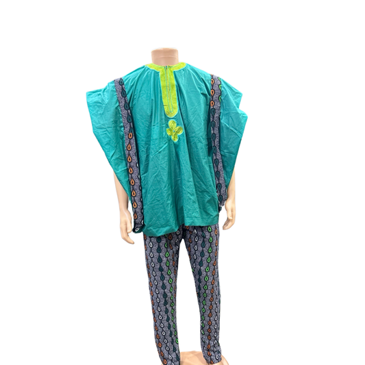 Green Agbada 3 piece set🇳🇬