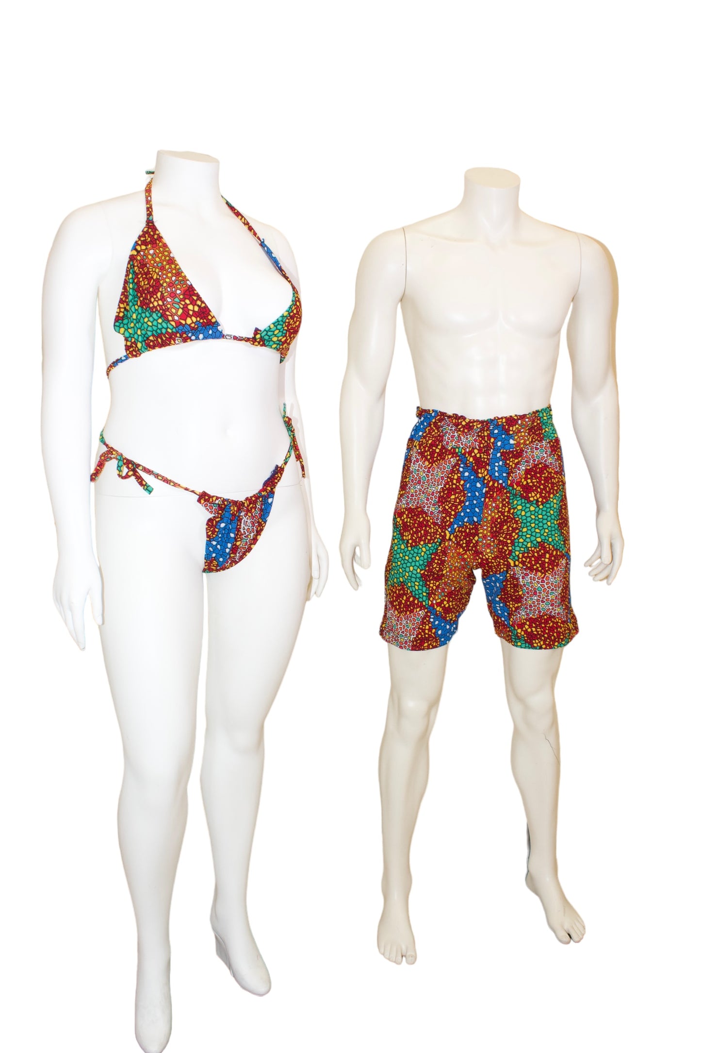 Color riot 2 piece swimsuit & cover up
