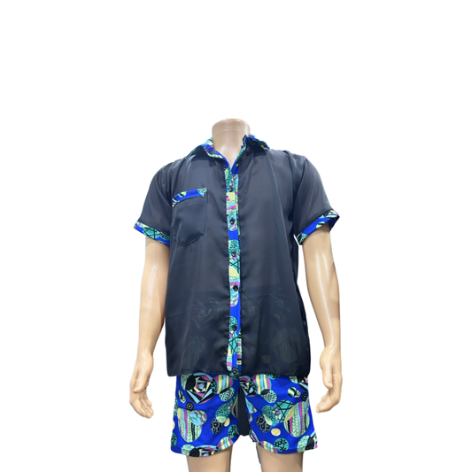 Aqua tropics 2 piece Male Swimsuit set